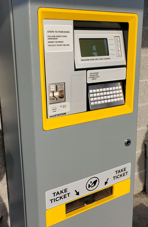 boat launch ticket machine